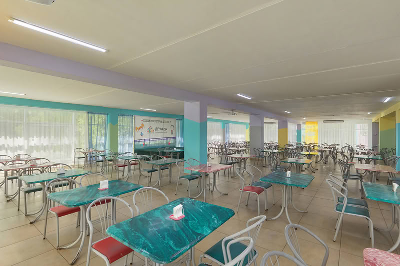 Столовая в здании клуба-столовой