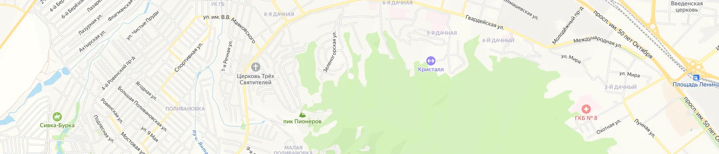 Карта: Молодежный