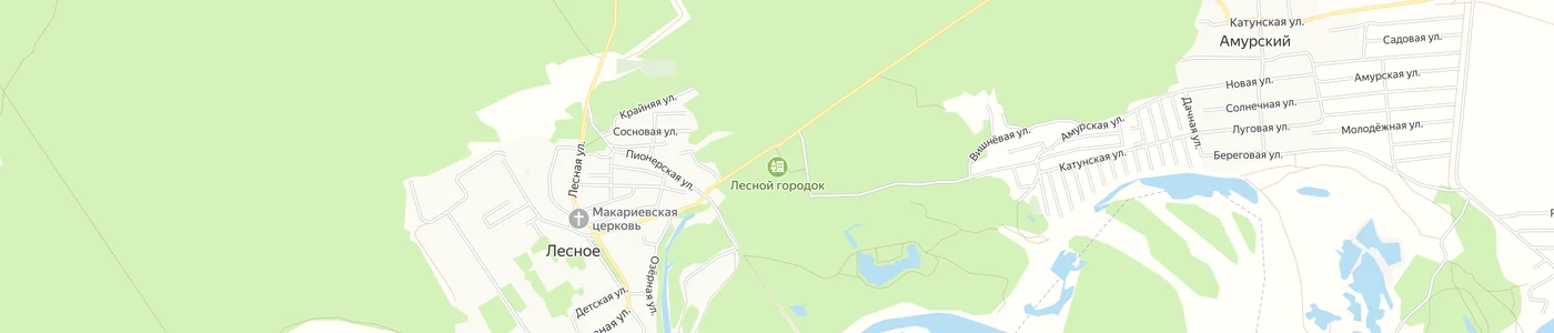 Карта: Лесной городок