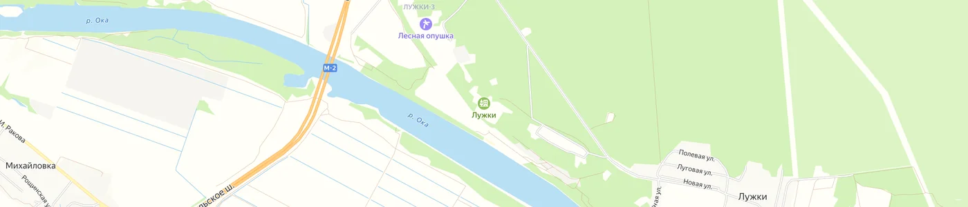 Карта: Лужки