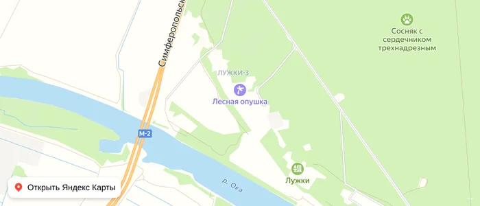 Карта: Лесная опушка