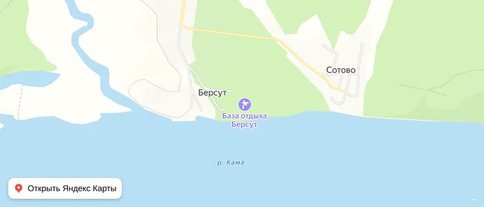 Карта: Берсут