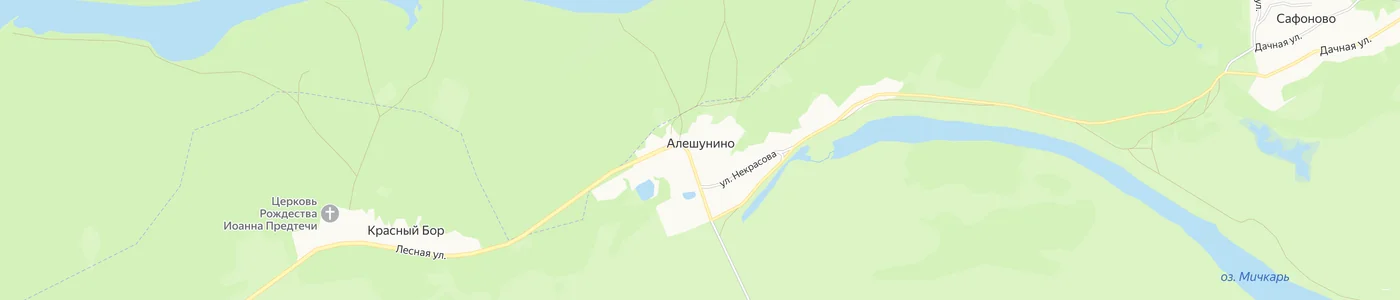 Карта: Алешунино