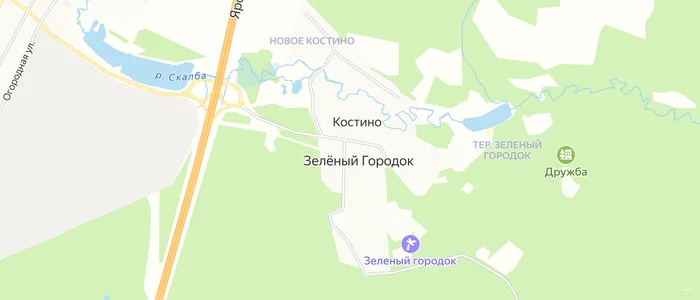 Карта: Зеленый городок
