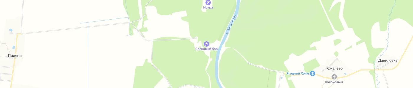 Карта: Сосновый бор