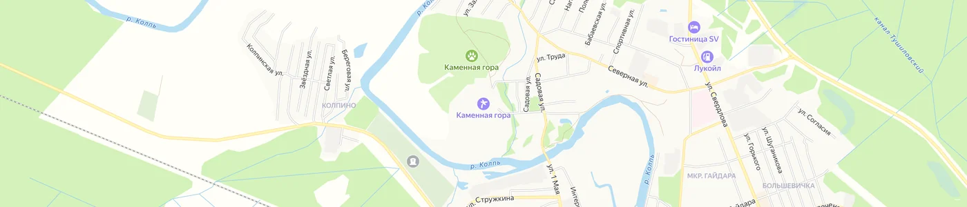Карта: Каменная гора