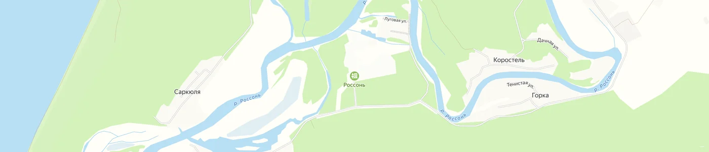 Карта: Россонь