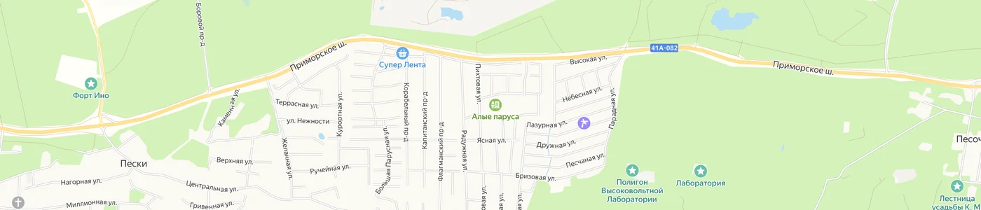 Карта: Алые паруса