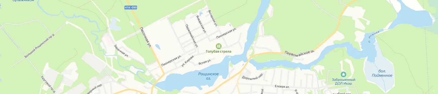 Карта: Голубая стрела
